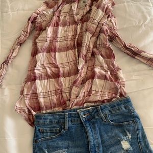 Pink Mudd Flannel